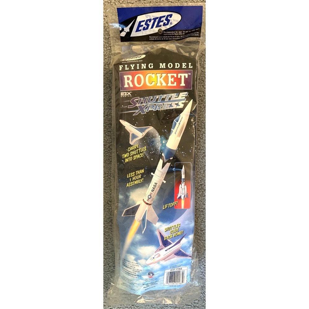 Estes Shuttle Express Flying Model Rocket #2183 New Sealed NASA